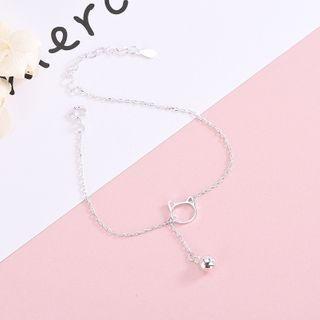 Cat Bracelet Brs099 - 925 Silver - Silver - One Size
