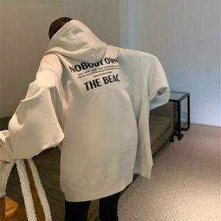 Lettering Hoodie / Hooded Cargo Vest