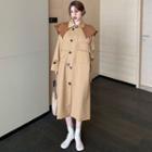 Paneled Coat Khaki - One Size