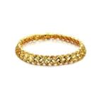 Fashion Elegant Plated Gold Geometric Bracelet Golden - One Size