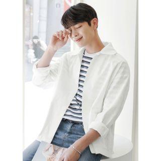 Loose-fit Linen Jacket
