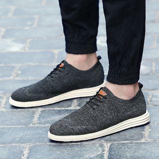 Perforated Knit Sneakers