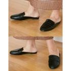 Square-toe Loafers Mules