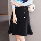 Faux Pearl Mermaid Skirt
