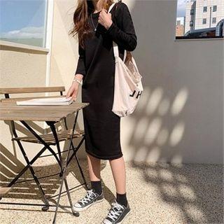 Colored Midi T-shirt Dress