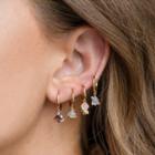 Set Of 6: Rhinestone Drop Earring 79 - Gold - One Size