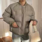 Raglan-sleeve Puffer Jacket