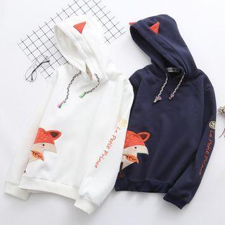 Fox Themed Tasseled Hoodie