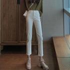 High Waist White Jeans