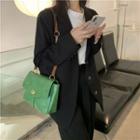Flap Crossbody Bag Green - One Size