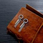 Stainless Steel Chain & Bar Fringed Earring 546 - 1 Pair - One Size