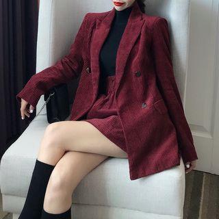 Corduroy Blazer / Dress Pants / Mini Skirt