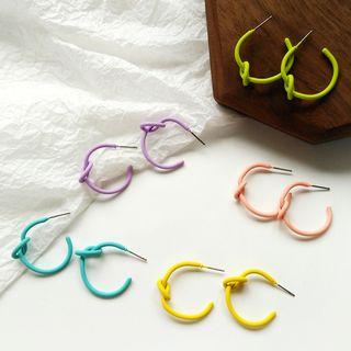 Knot Open Hoop Earring