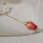 Rose Pendent Necklace As Shown In Figure - One Size