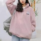 Half-zip Fleece Hooded Top