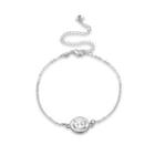 Fashion Simple Cancer Anklet Silver - One Size