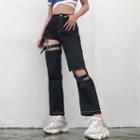 High-waist Straight-fit Jean