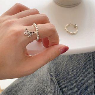Alloy Butterfly Ring