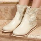 Cut Out Short Boots