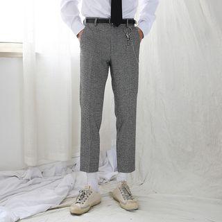 Pattern Cropped Pants