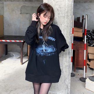 Lightning Print Hoodie (various Designs)