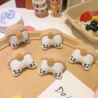 Felt Dog Butt Brooch As Shown In Figure - One Size