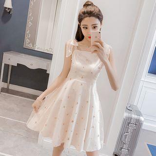 Star Strappy A-line Dress