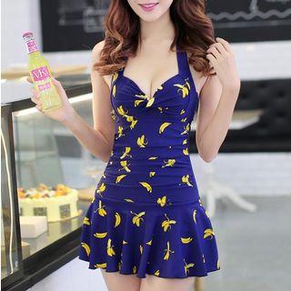 Watermelon Print Swimdress