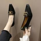 Buckled High-heel Loafers