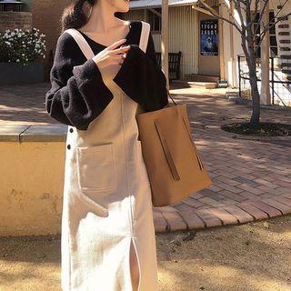 Set: Oversize Sweater + Midi Jumper Dress
