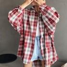 Plaid Shirt / Long-sleeve T-shirt