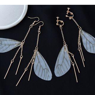 Butterfly Wing Drop Earring
