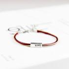 Couple Matching Chinese Characters Cord Bracelet