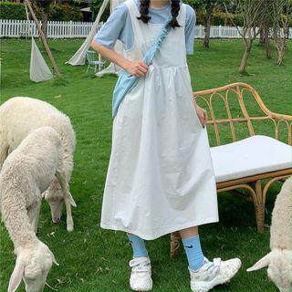 Plain Sleeveless Dress / Plain Short Sleeve T-shirt