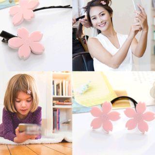 Cherry Blossom Hair Clip / Hair Tie / Brooch