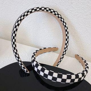 Check Headband / Hair Clamp / Hair Tie / Set