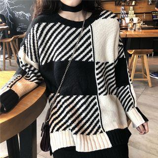 Plaid Thick Sweater
