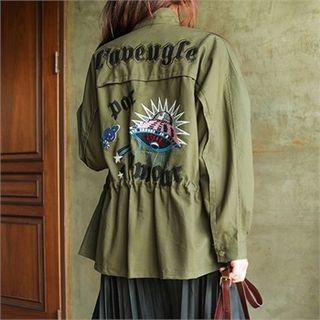 Ufo Embroidered Safari Jacket