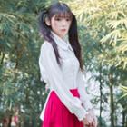 Embroidered Blouse / Tie