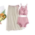 Set: Cut-out Tankini + Cover Up