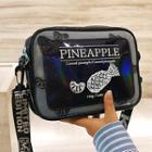 Pineapple / Sardines Print Shoulder Bag