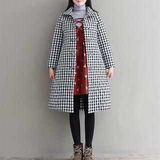 Check Padded Coat