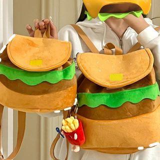 Cartoon Hamburger Backpack