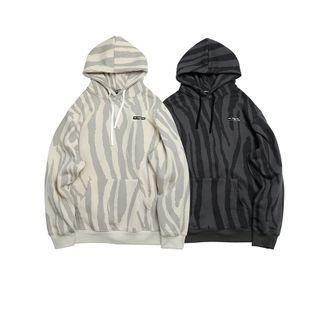 Couple Matching Zebra Print Hoodie