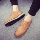Platform Brogue Lace Up Shoes