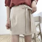 Ribbon-accent Skort