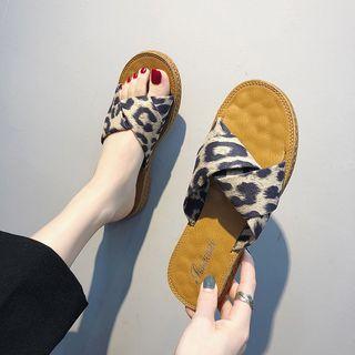 Leopard Print Slippers