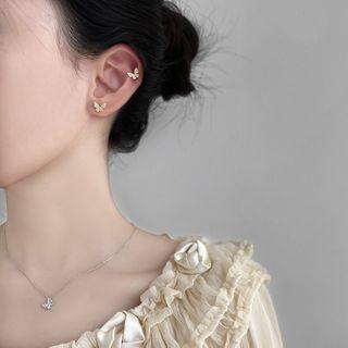 Butterfly 925 Sterling Silver Stud Earring