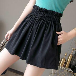 Paperbag Waist A-line Shorts