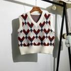 Knit Vest White - One Size